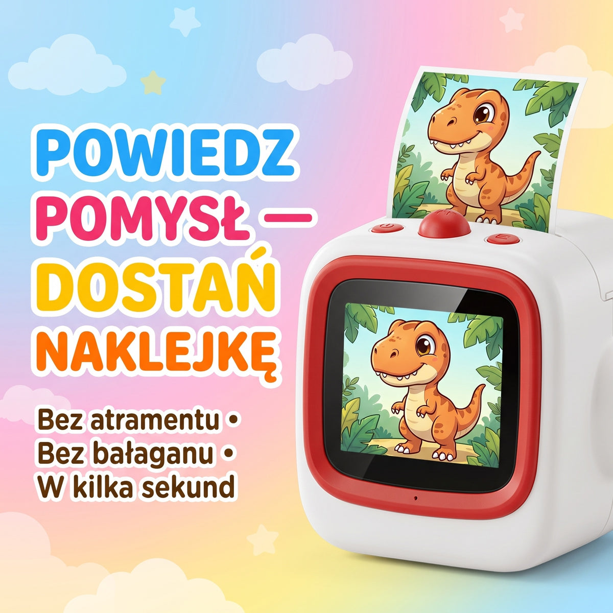 Inteligenta Drukarka AI - Wymyśl Wydrukuj Pomaluj!
